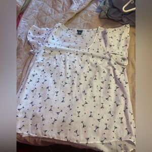 Torrid Martini shirt size 2